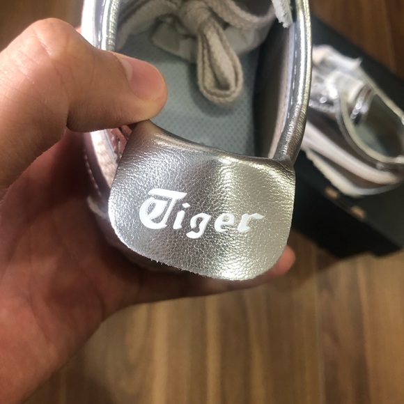 Onitsuka/Tiger MEXICO 66 Cream Silver Sneakers Athletic - Picture 4 of 5